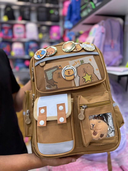 حقيبة كابي المدرسية متعددة الجيوب🎒